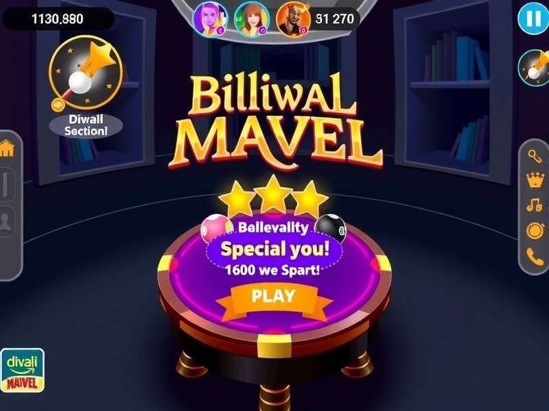 Billiards Magic Marvel Game Screenshot